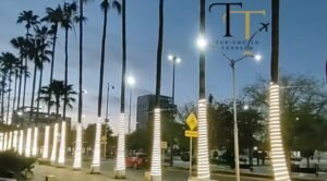 Turismo en Torreón Calle Morelos empezando el atardecer en la Plaza Mayor Turismo en Torreón Calle Morelos empezando el atardecer en la Plaza Mayor